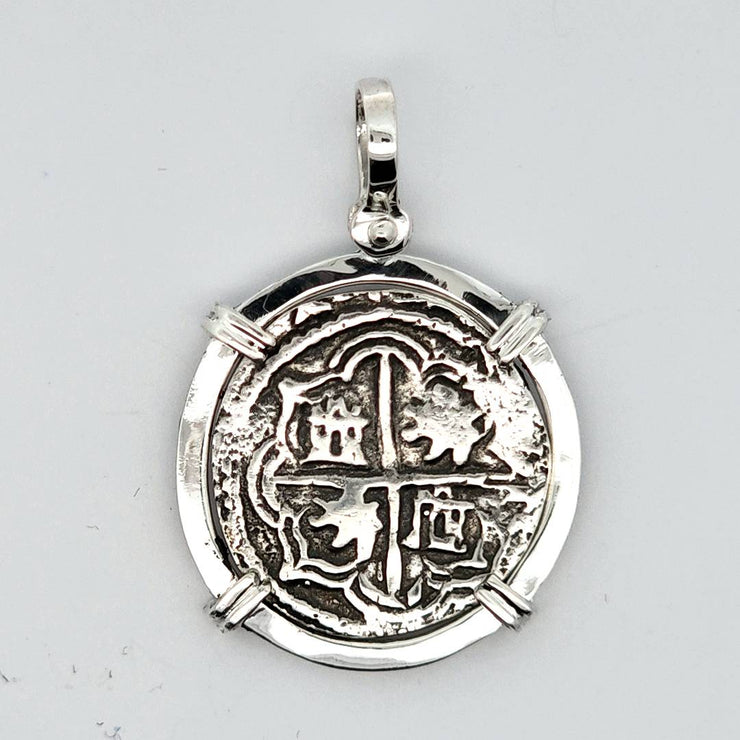 Atocha Silver Coin Pendant, NEW