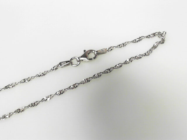 Sterling Silver Singapore Chain 1.8mm 18"