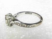 Tacori 18KT White Gold  1.00 CT  Diamond Engagement Ring Estate