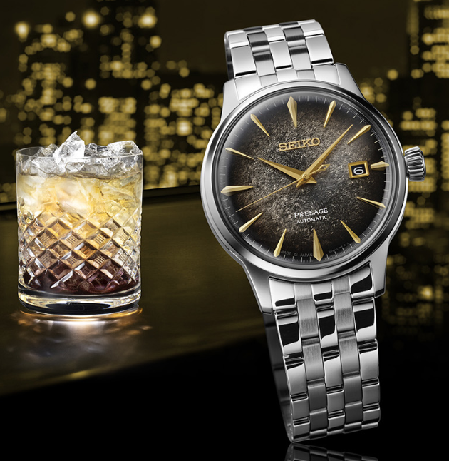 Gent's Stainless Steel Seiko Automattic COCKTAIL LE "NIGHT-TIME TOKYO" SRPK93 NEW