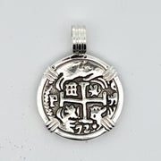 Atocha Silver Coin Pendant, NEW