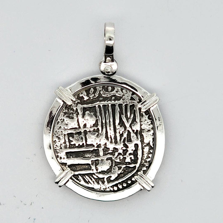 Atocha Silver Coin Pendant, NEW