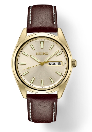 Gent's Yellow Seiko Essentials  Watch New SUR450