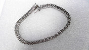 14K White Gold Lab Diamond Bracelet, 17.00 ctw New