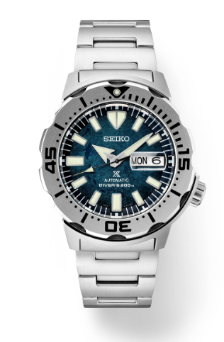 Gent's Stainless Steel Seiko Divers Watch New SRPH75 Prospex Antartica Penguin Tracks