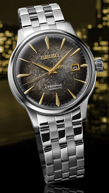 Gent's Stainless Steel Seiko Automattic COCKTAIL LE "NIGHT-TIME TOKYO" SRPK93 NEW