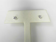 14K White Gold 0.25cttw Lab Diamond Stud Earrings New