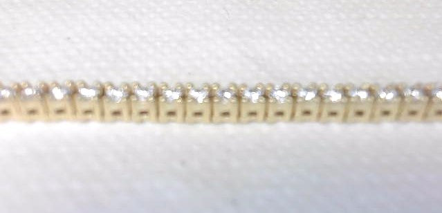 14K Yellow Gold Lab Diamond Bracelet, 1.76 ctw New