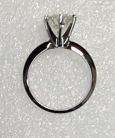 14K White Gold Lab Diamond Ring 2.02  ctw New