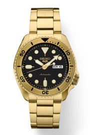 Gent's Yellow Seiko 5 Divers Watch New SRPK18