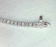 14K White Gold Lab Diamond Bracelet,1.76 ctw New