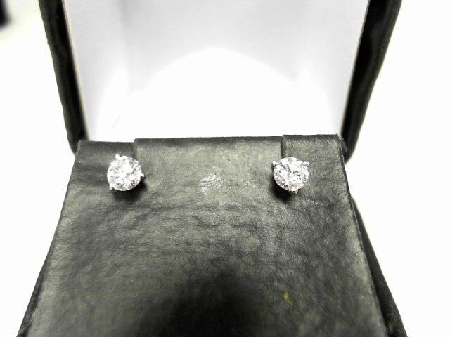 14K White Gold 0.50cttw Lab Diamond Stud Earrings New