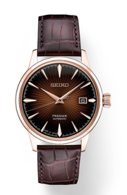 Gent's Rose Seiko Presage Automatic Watch New SRPB46