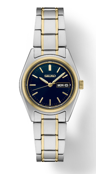 Ladies Two-Tone Seiko Watch New SUR436