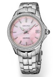 Lady's Steel Seiko Coutura Watch New SUR589