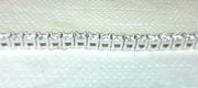 14K White Gold Lab Diamond Bracelet, 2.99 ctw New